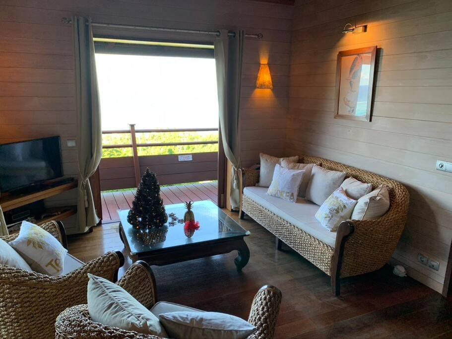 Posezení v ubytování Villa Moana