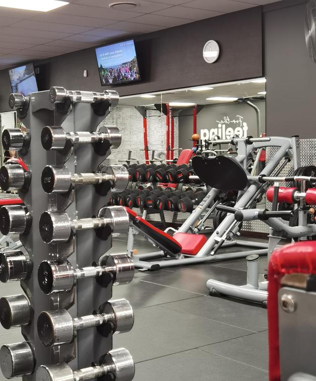 Fitness centrum a/nebo fitness zařízení v ubytování ASURE Ambassador Motor Lodge