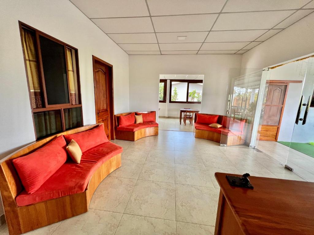 Posezení v ubytování Hostal Punta Arena