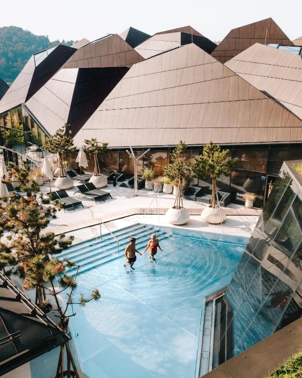 Bazén v ubytování Terme Olimia - Hotel Sotelia nebo v jeho okolí