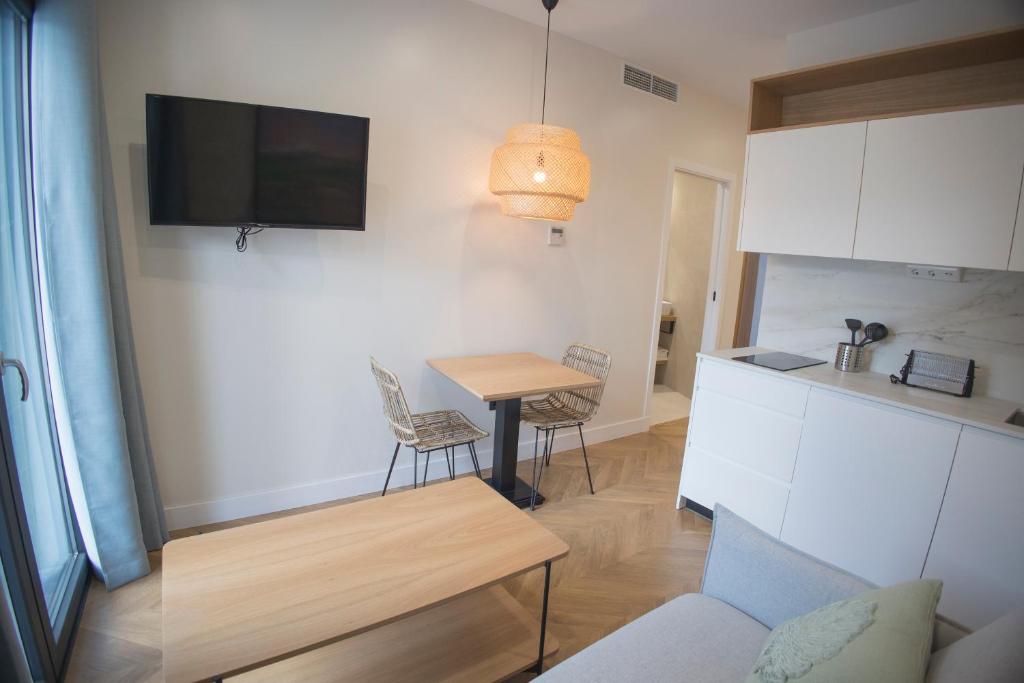 Kuchyňa alebo kuchynka v ubytovaní OIKOS APARTAMENTOS TURÍSTICOS