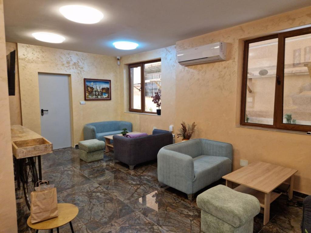 Posezení v ubytování Hotel Leda