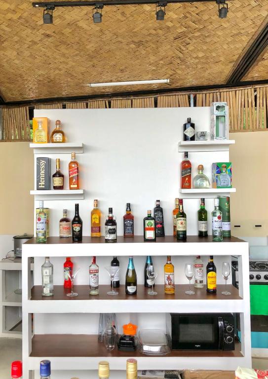 Kuchyň nebo kuchyňský kout v ubytování Hanna's Inn, El Nido