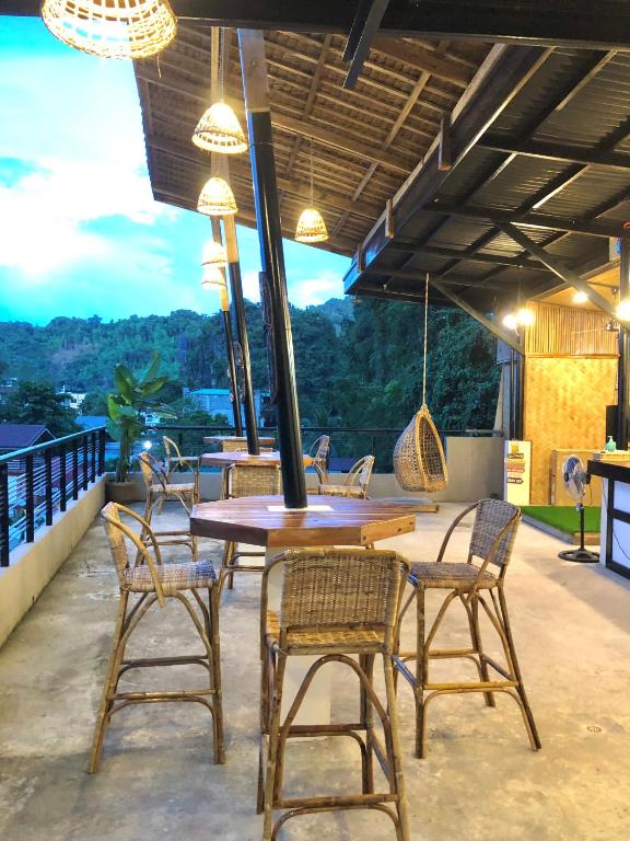 Balkón nebo terasa v ubytování Hanna's Inn, El Nido
