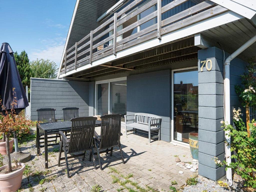 Balkón nebo terasa v ubytování Holiday home Nakskov XIV