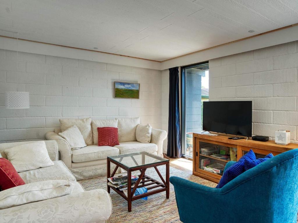 TV a/nebo společenská místnost v ubytování Holiday home Nakskov XIV