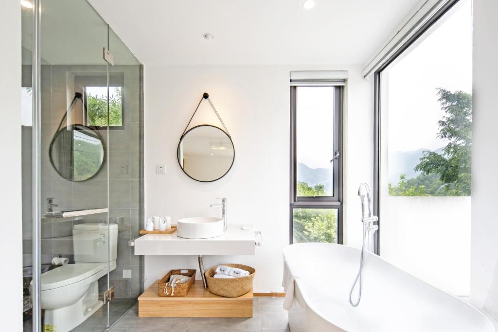 Koupelna v ubytování Moganshan Naicang Boutique Hotel