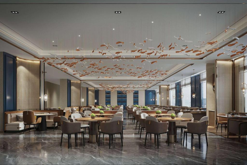 Posezení v ubytování Wyndham Grand Zhaoqing Downtown