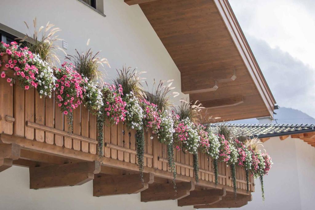 Balkón nebo terasa v ubytování Appartements Seven Summits