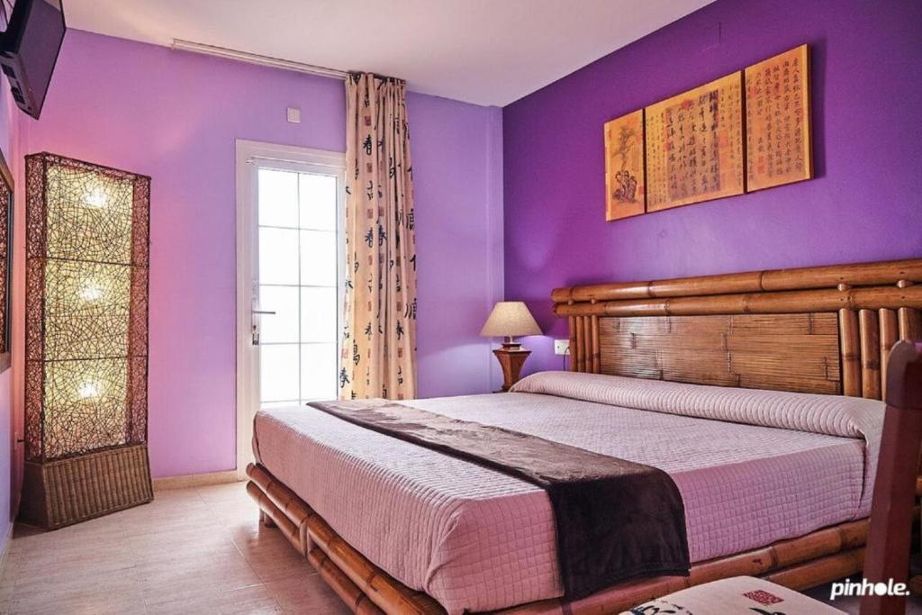 Postel nebo postele na pokoji v ubytování Hotelet elRetiro