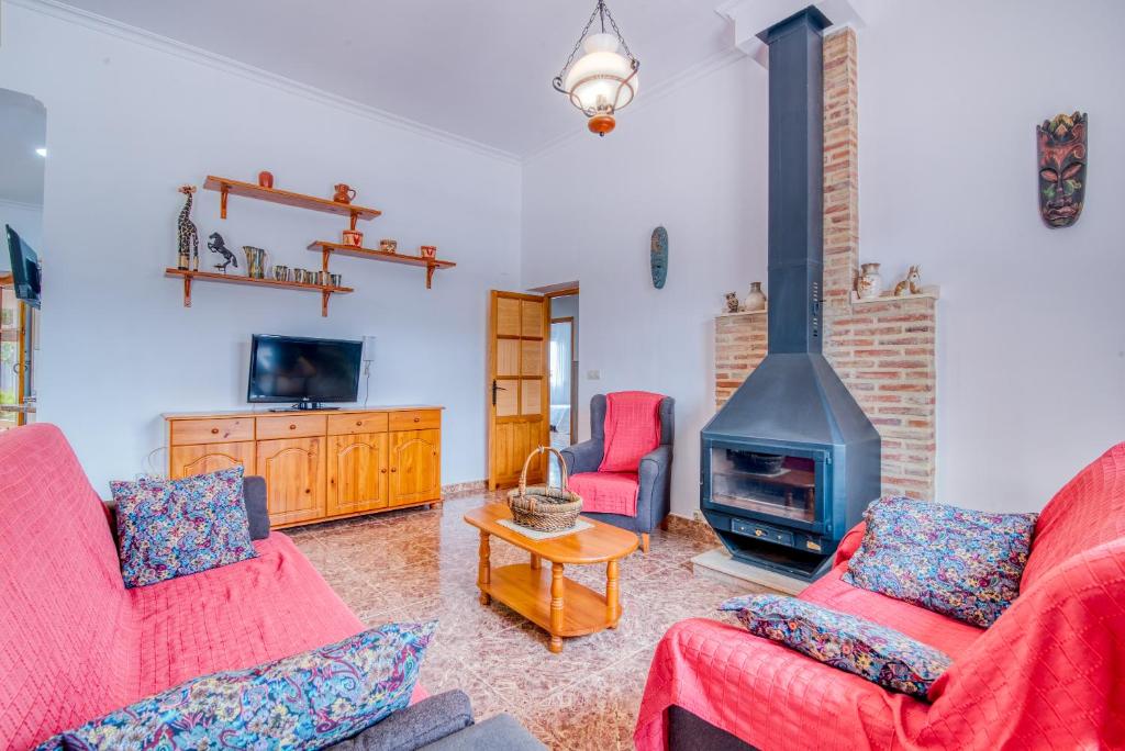 A seating area at Chalet Villa Bonavista