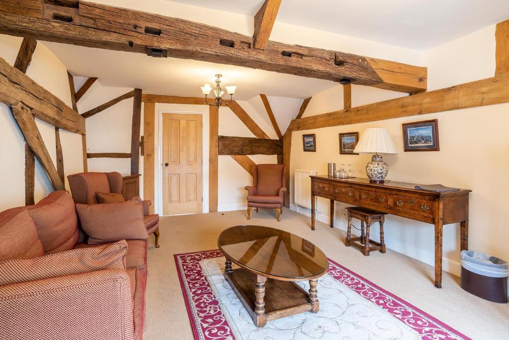 Posezení v ubytování The Town House Ludlow