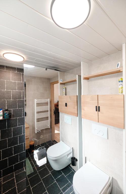 Koupelna v ubytování Chalet D'un Ami