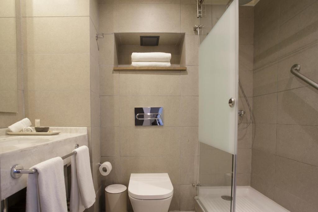 Koupelna v ubytování Hotel Costaustralis