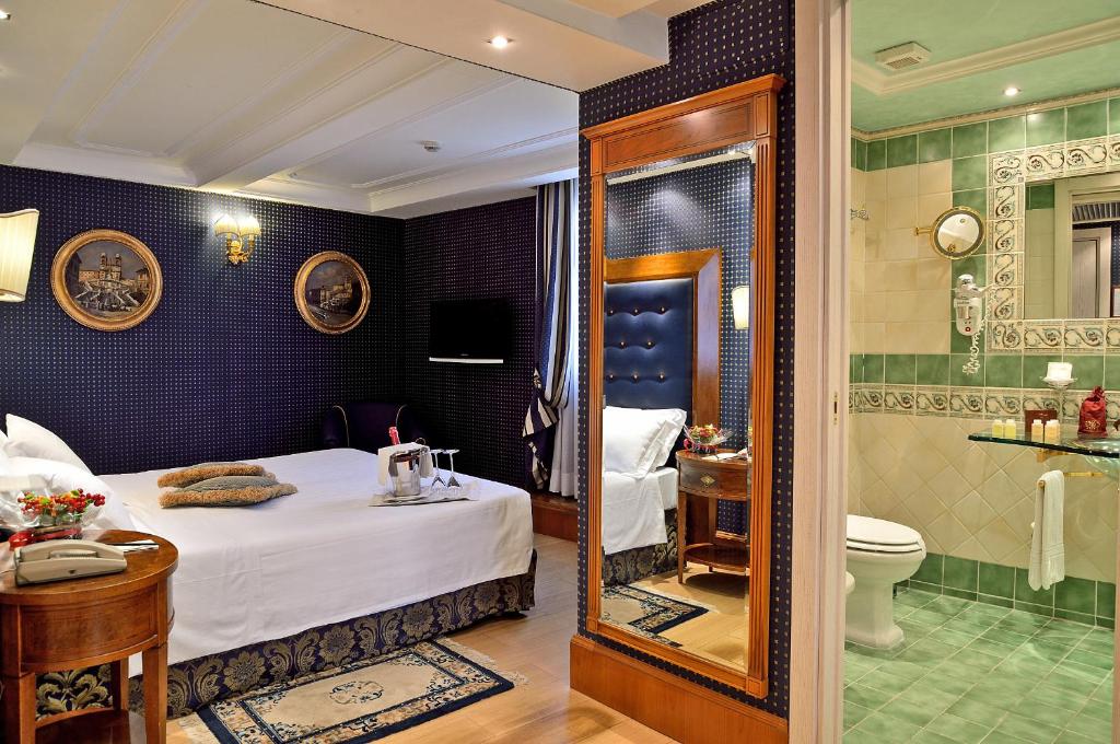 Koupelna v ubytování Hotel Homs