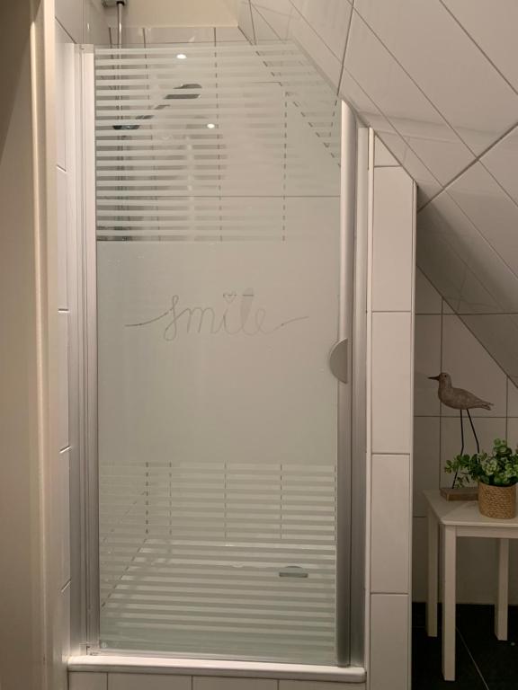 Koupelna v ubytování Ferienwohnung Lüttje Hörn