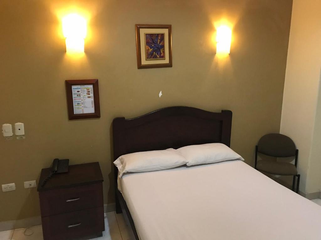 Cama o camas de una habitación en Hotel Pegazus