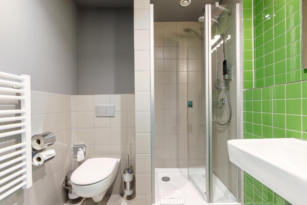 Koupelna v ubytování MEININGER Hotel Dresden Zentrum