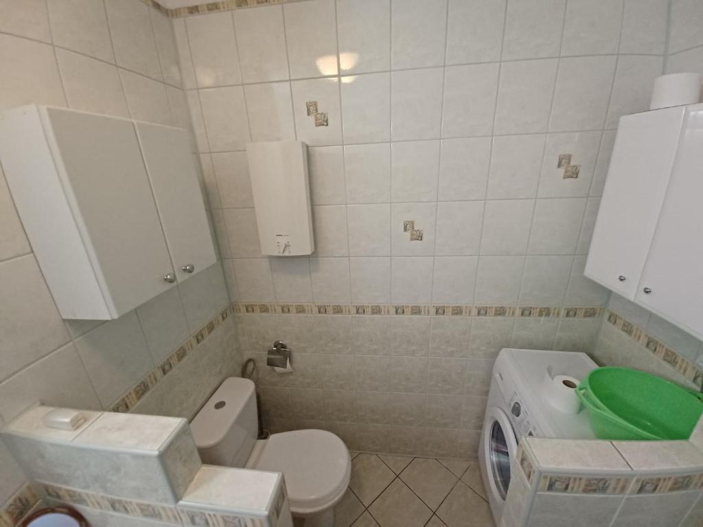 Kúpeľňa v ubytovaní Mieszkanie u Diany i Piotra