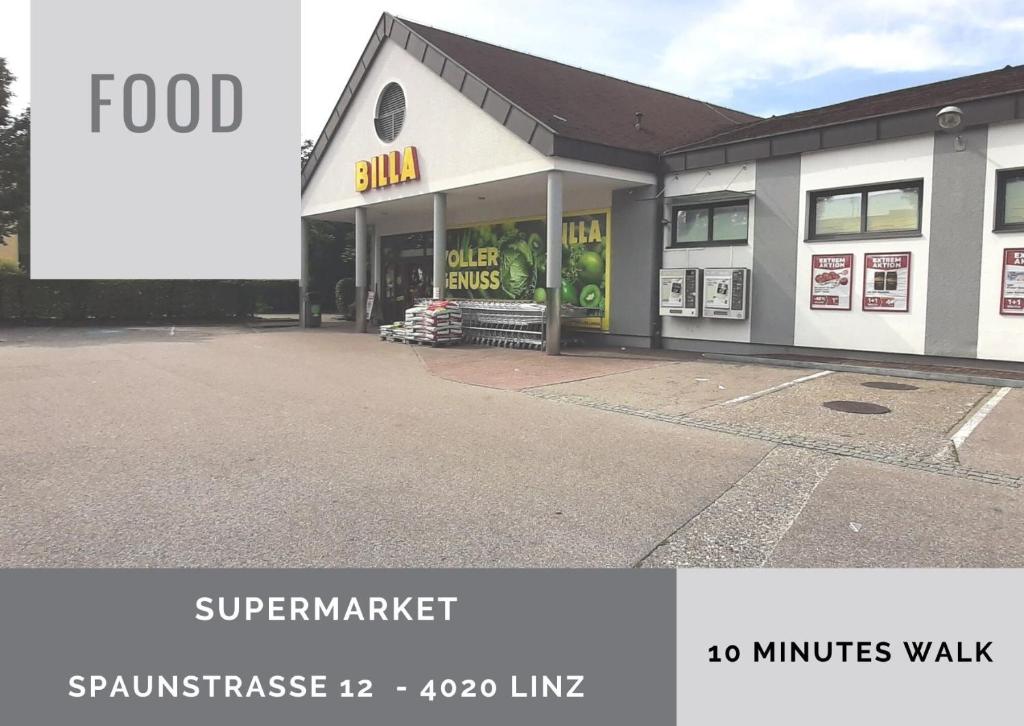 Supermarket alebo iný obchod pri apartmáne alebo v okolí