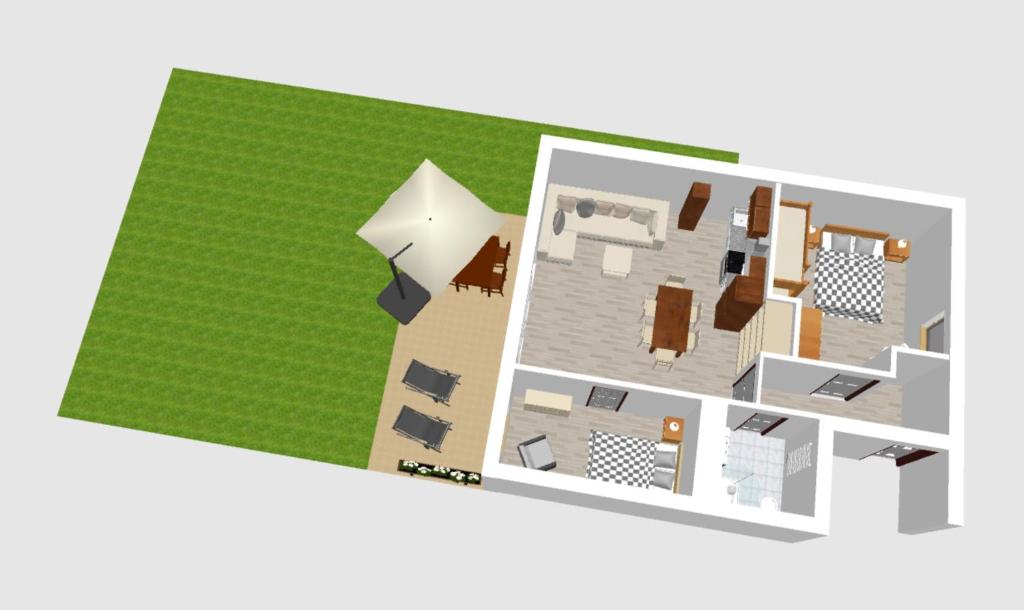 Plan piętra w obiekcie Apartment-Alpenfantasie