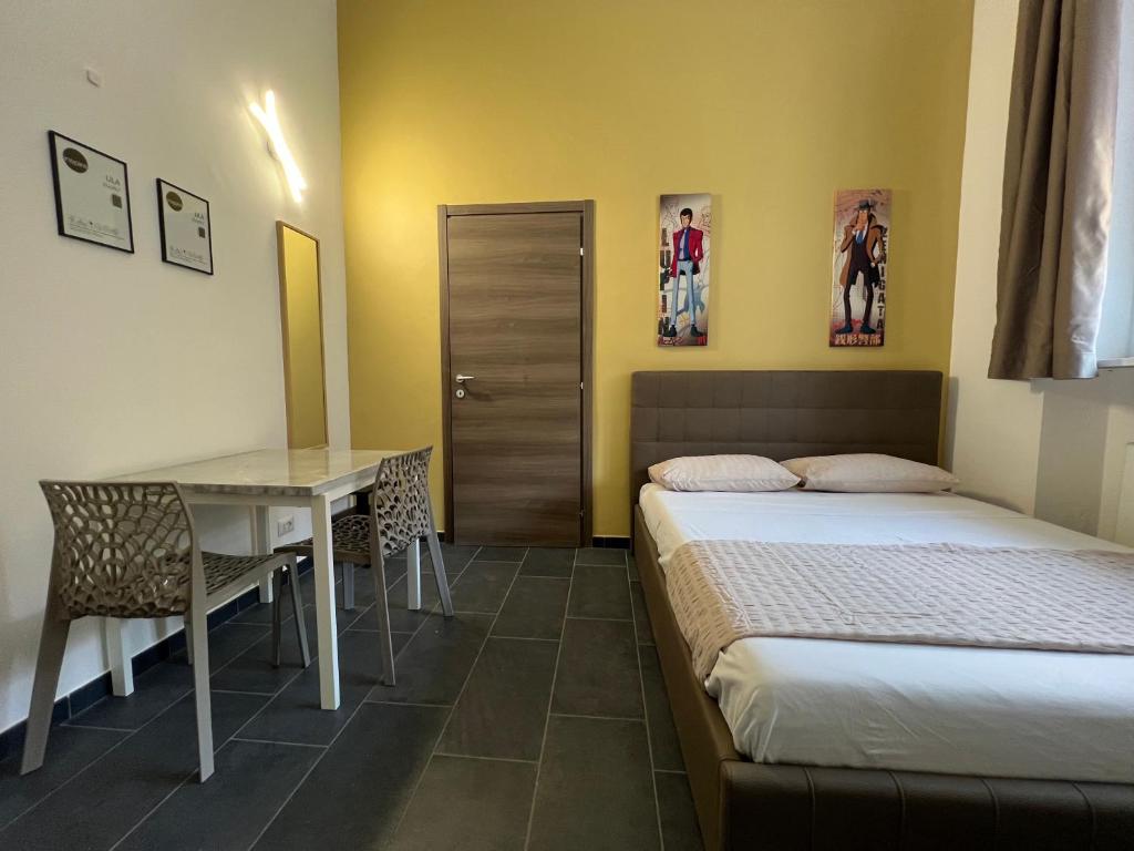 Voodi või voodid majutusasutuse Hostel Turin Metro Young toas