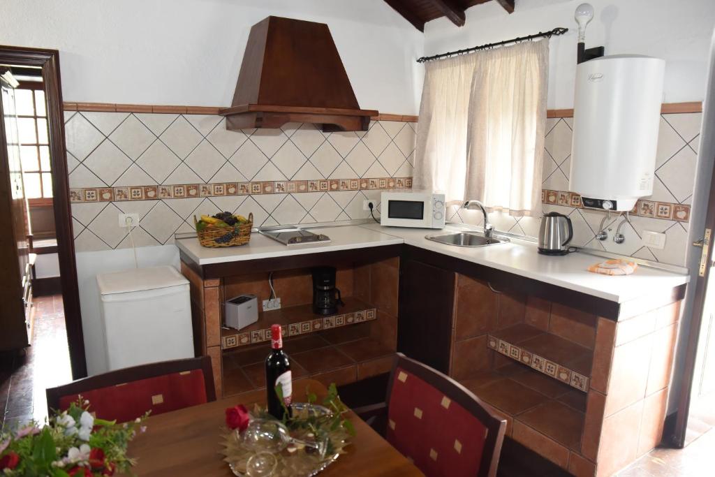 Cuisine ou kitchenette dans l'établissement Hotel Rural Finca La Hacienda
