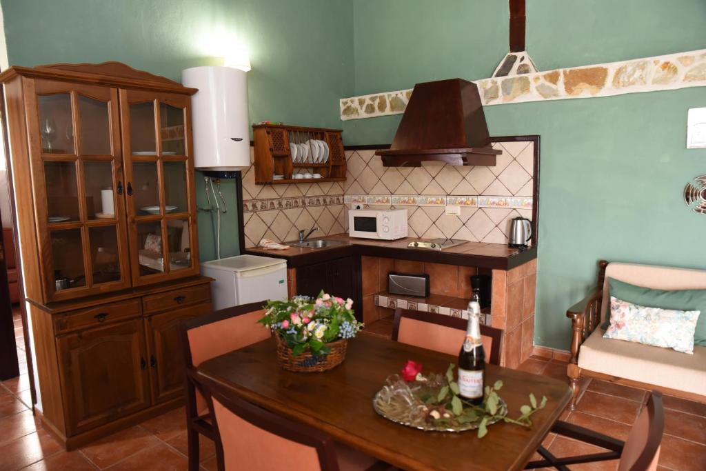 Cuisine ou kitchenette dans l'établissement Hotel Rural Finca La Hacienda