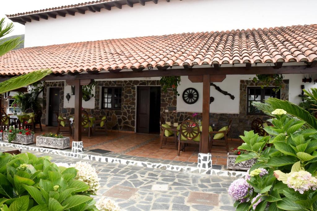 Jardin de l'établissement Hotel Rural Finca La Hacienda