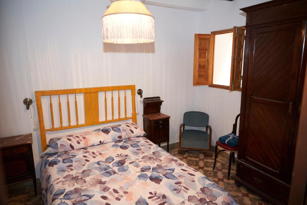 Postel nebo postele na pokoji v ubytování El mas allà