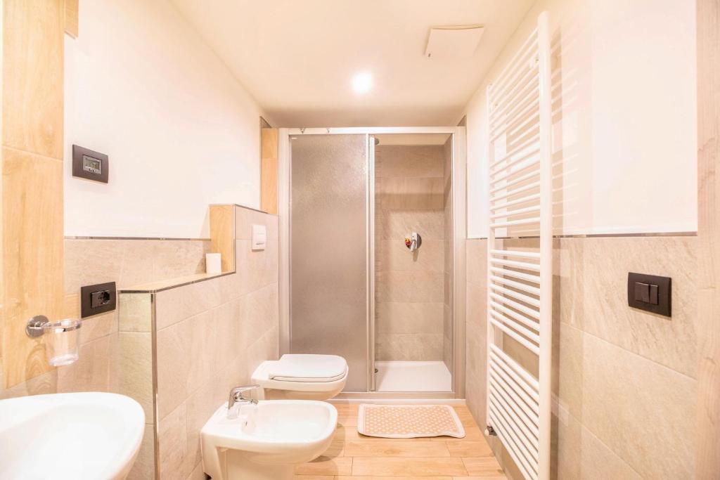 Kúpeľňa v ubytovaní Chalet Osmar Appartamento 2