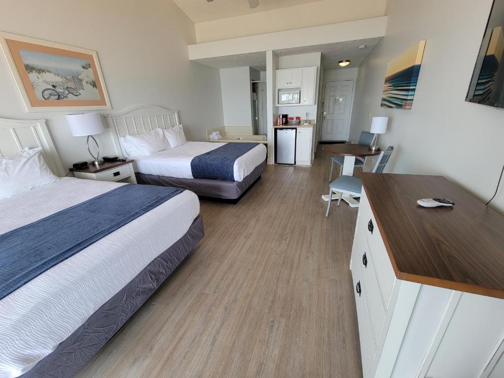 Pointes North Beachfront Resort Hotel - Queen Room Mit Zwei Queensize -Betten Und Spa -Bad