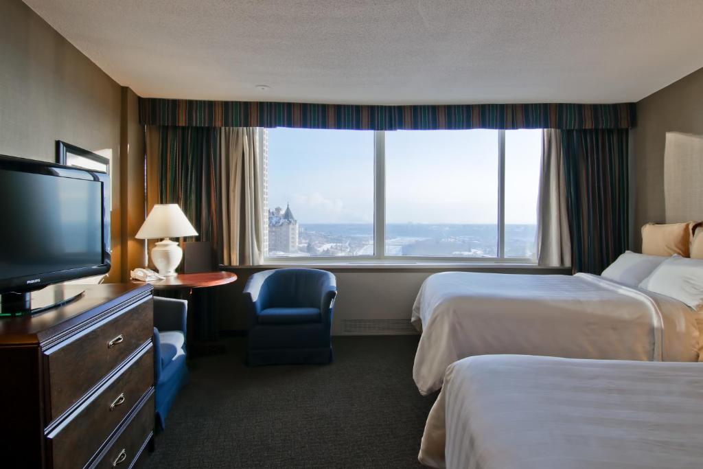 
Double Room with Two Double Beds with River View 
