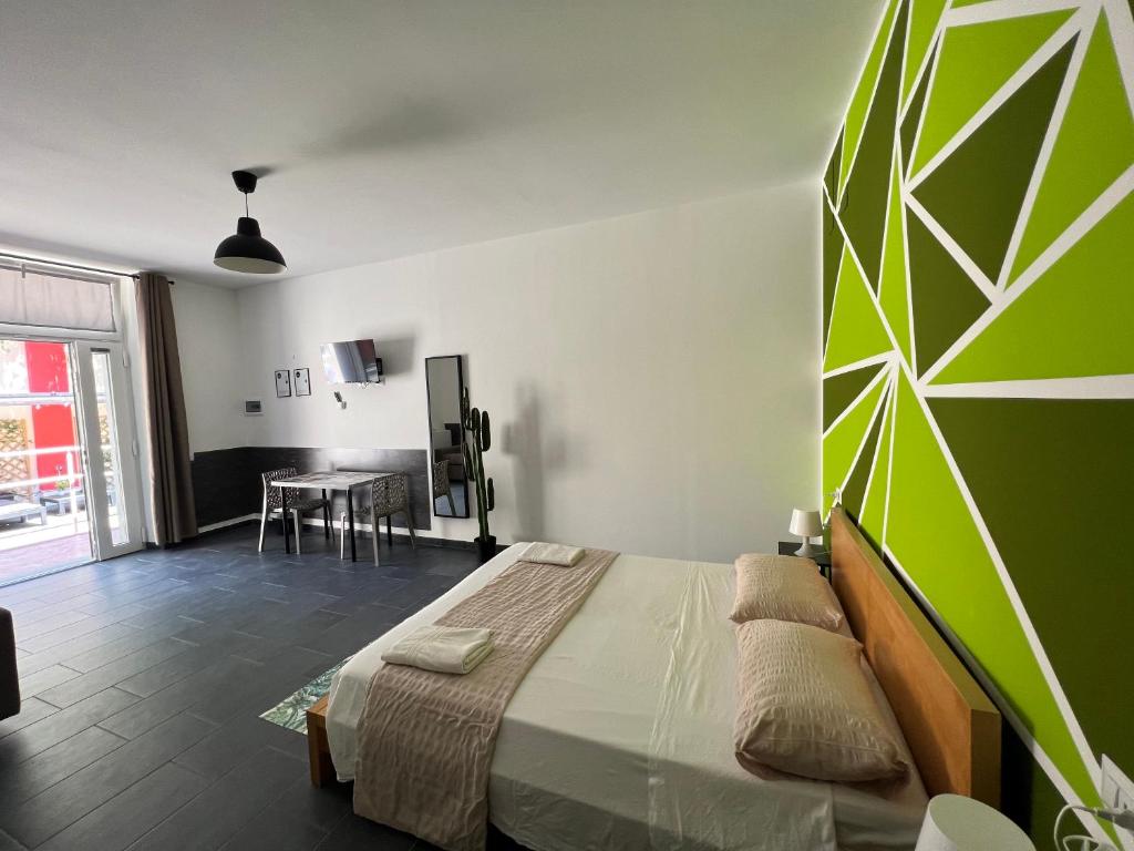 Voodi või voodid majutusasutuse Hostel Turin Metro Young toas