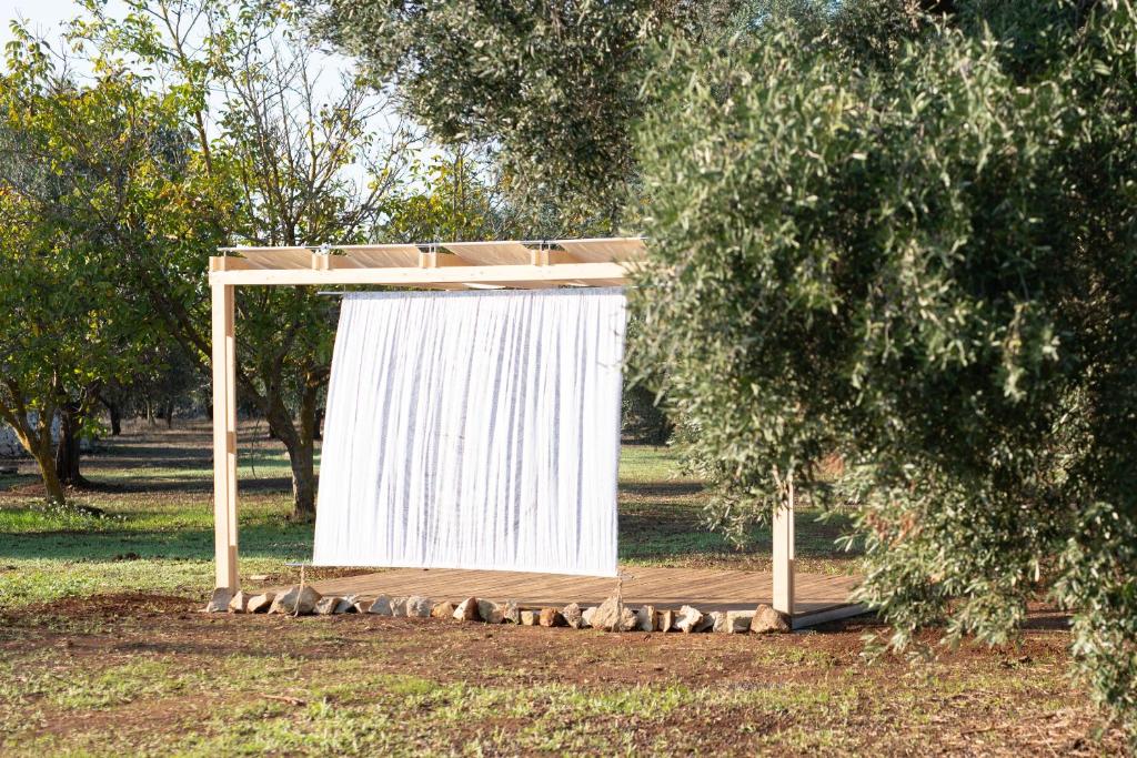 A garden outside Trullo Cezanne sustainable and peaceful