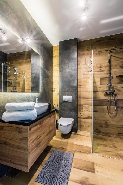 Kúpeľňa v ubytovaní Apartament Butorowy Wierch