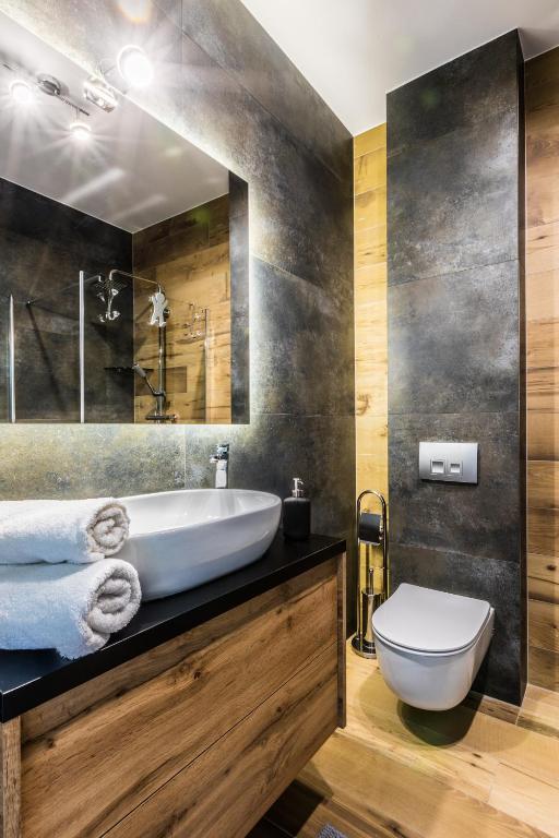 Kúpeľňa v ubytovaní Apartament Butorowy Wierch