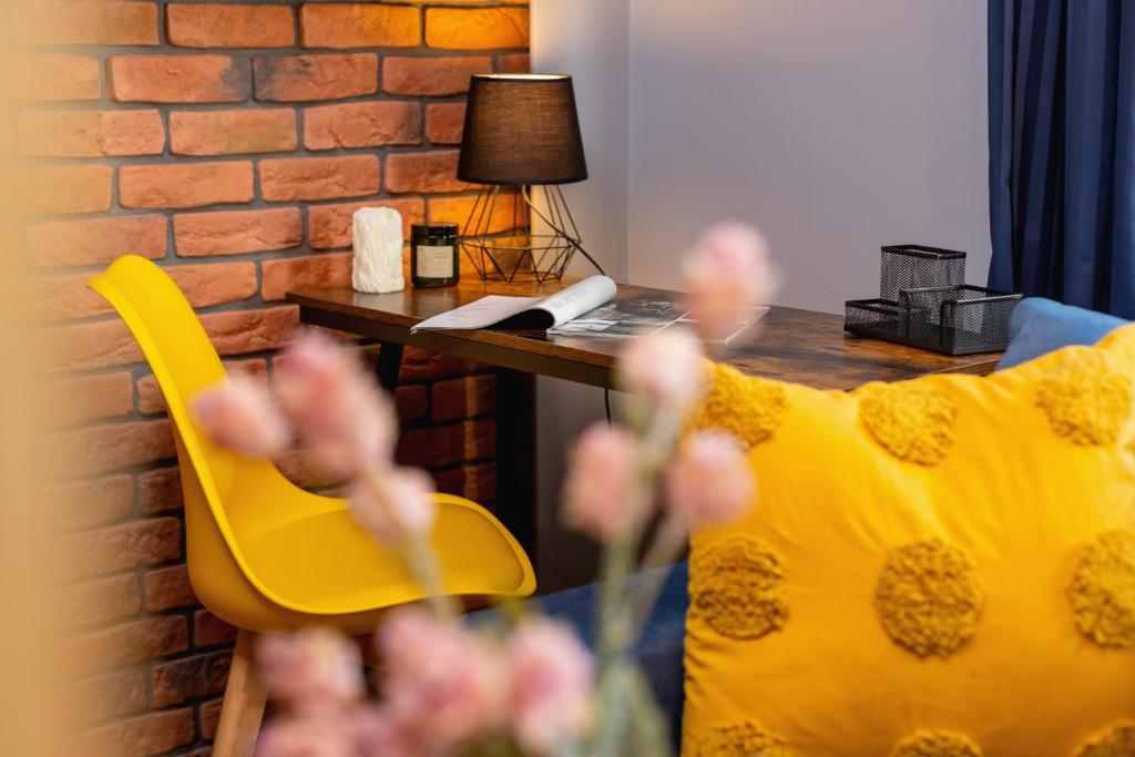 Posedenie v ubytovaní Kraków Trendy Studio Apartments by Noclegi Renters