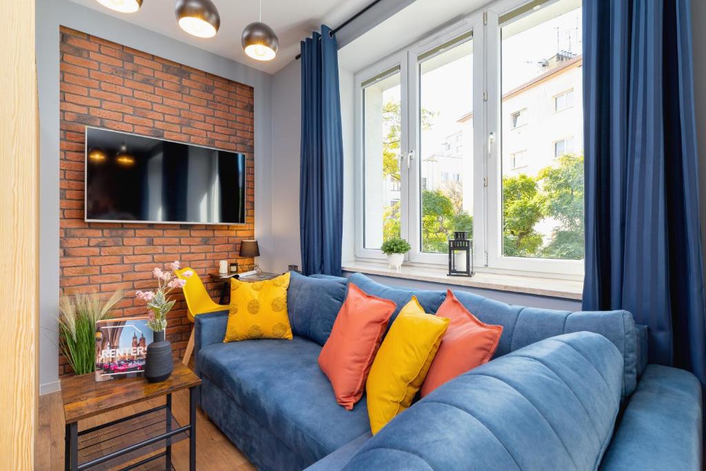 Posedenie v ubytovaní Kraków Trendy Studio Apartments by Noclegi Renters