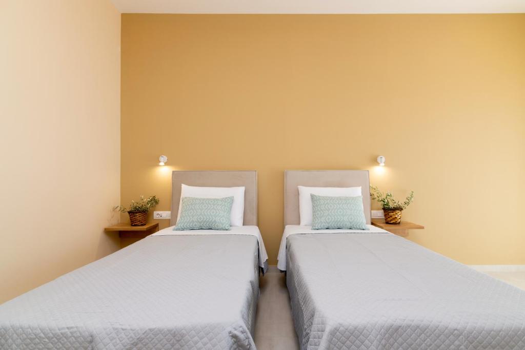 Posteľ alebo postele v izbe v ubytovaní Spartakos Luxury Villa 6