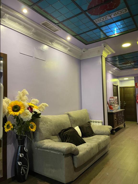 Zona de estar de Hostal Corazón de Madrid