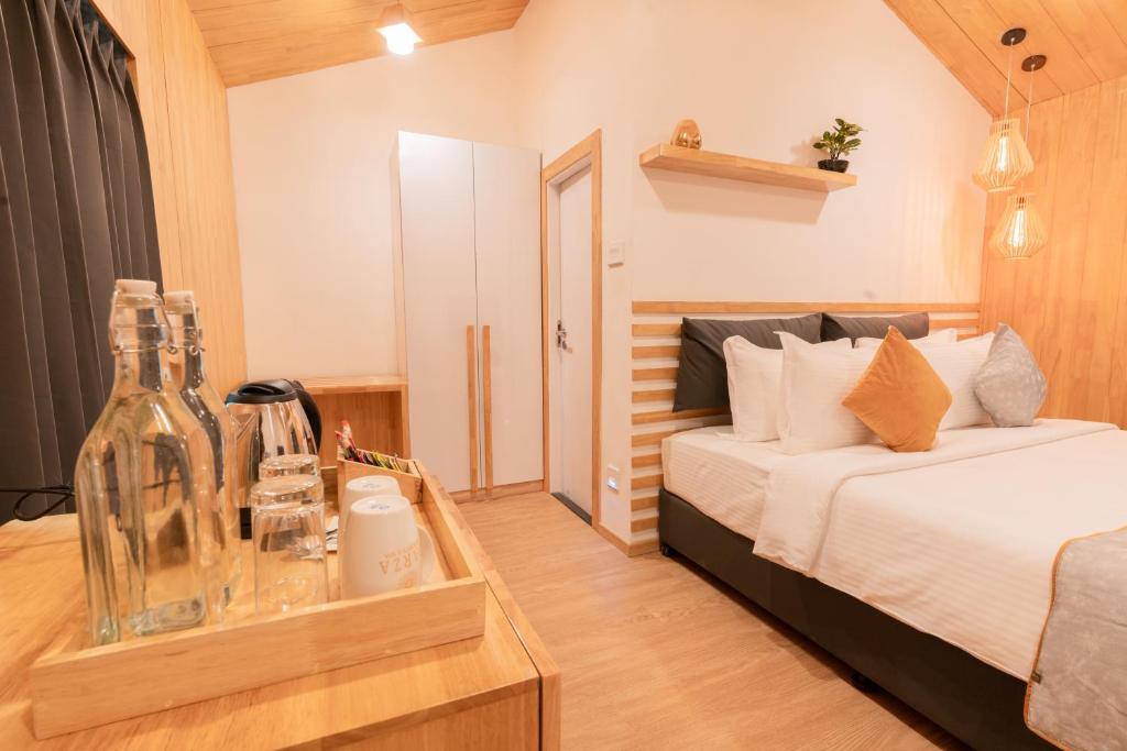 Postel nebo postele na pokoji v ubytování DARZA LUXURY RESORTs