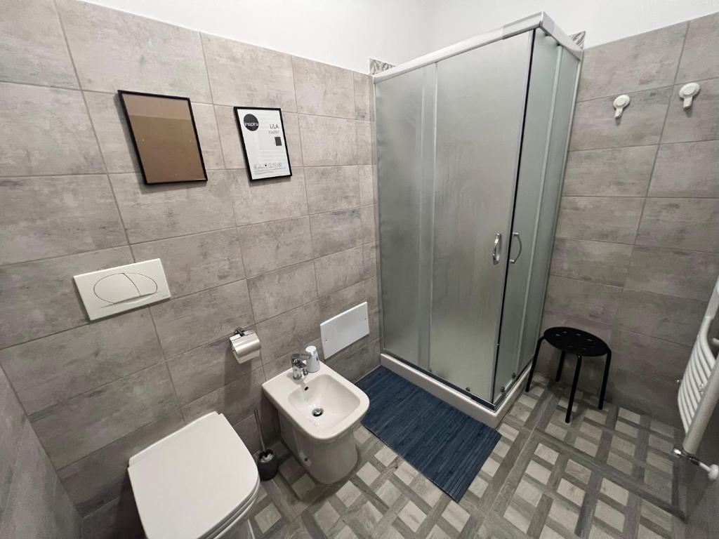 Vannituba majutusasutuses Hostel Turin Metro Young