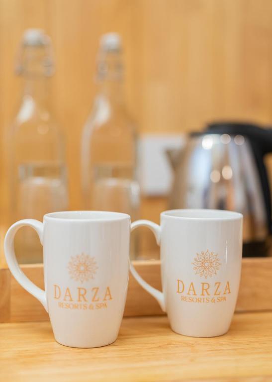Příslušenství pro přípravu čaje a kávy v ubytování DARZA LUXURY RESORTs