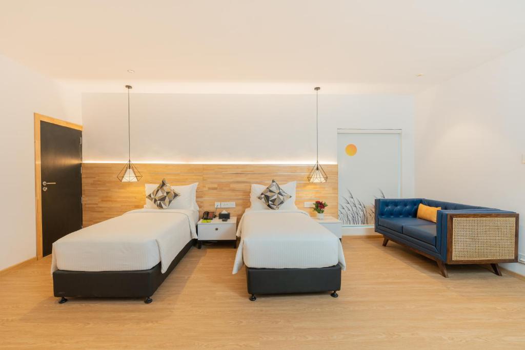 Postel nebo postele na pokoji v ubytování DARZA LUXURY RESORTs