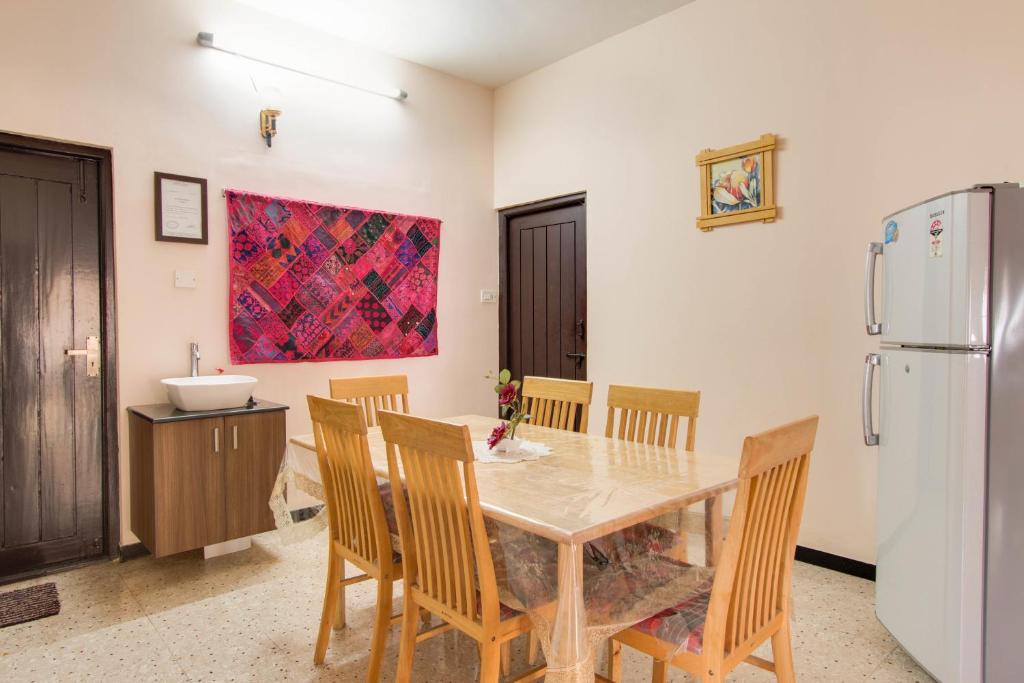 Kuchyň nebo kuchyňský kout v ubytování Corner Stay Serviced Apartment-Racecourse