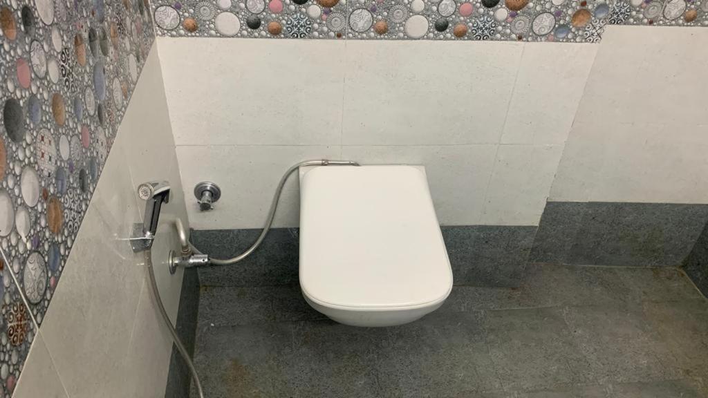 Koupelna v ubytování Hotel Ashoka Ganages