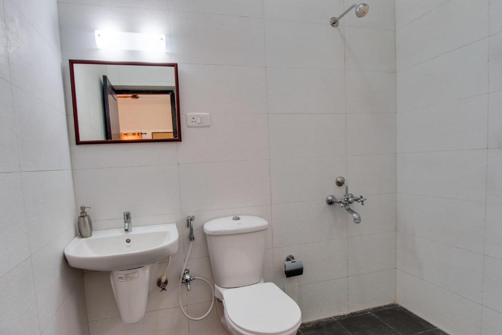 Koupelna v ubytování Corner Stay Serviced Apartment-Racecourse