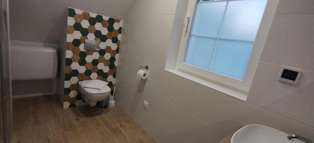 Kúpeľňa v ubytovaní Róża Sudetów Domek
