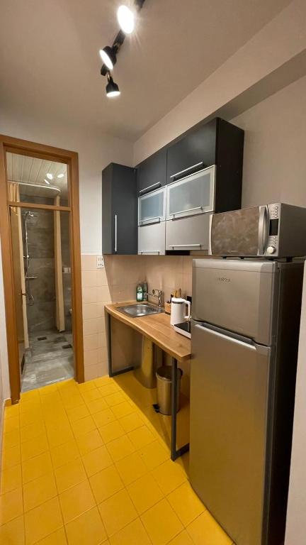 Köök või kööginurk majutusasutuses Corso Apartment